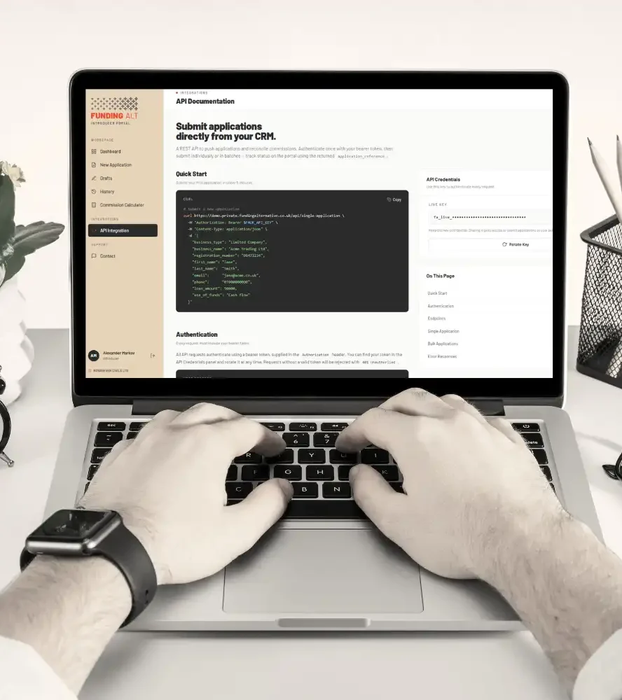 Meet the New Introducer Portal | Funding Alternative